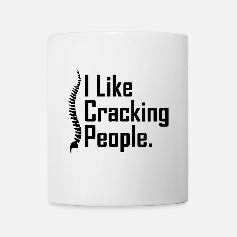 Chiropraticien disant - Mug blanc - blanc