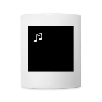 Musik Note - Tasse - Weiß - Vorne