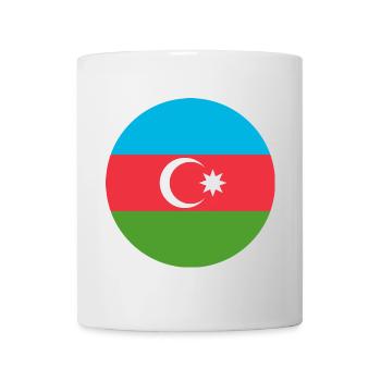 sticker air force roundel Azerbaijan Luftwaffe - Mug - white - Front