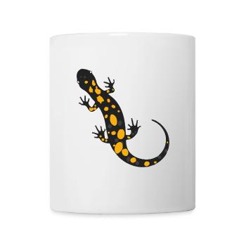 Idée cadeau pour enfants tatouage salamandre de feu - Mug blanc - blanc - Devant