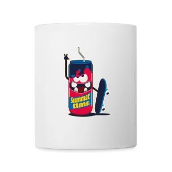soft drink energy drink beer design - Tasse - Weiß - Vorne