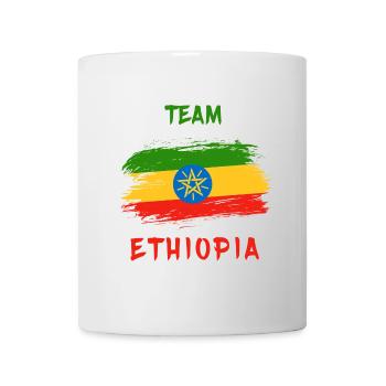 Team Äthiopien Design / Geschenkidee - Tasse - Weiß - Vorne