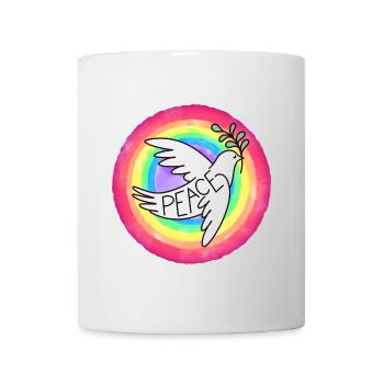 Peace Dove - Tasse - Weiß - Vorne