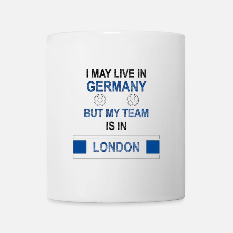 Mon équipe est à Londres | Conception du ventilateur du Chelsea FC - Mug blanc - blanc