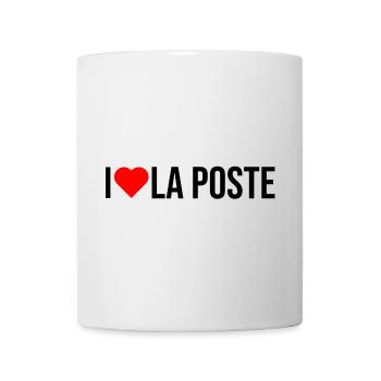 j'aime la poste - Mug blanc - blanc - Devant