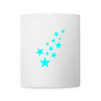 Stern Sternchen Muster Symbol - Tasse - Weiß - Vorne