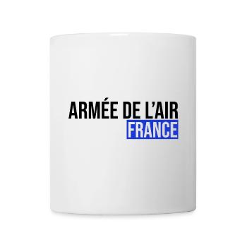 armée de l'air en France cadeau - Mug blanc - blanc - Devant