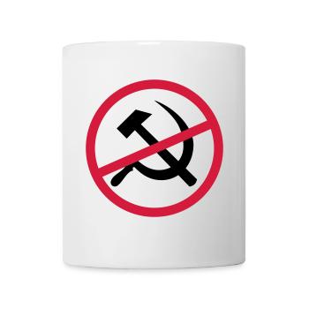 Forbidden communism sign - Mug - white - Front
