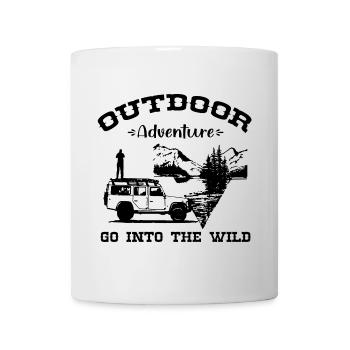 Land-Rover Defender Wildlife Adventure - Mug blanc - blanc - Devant