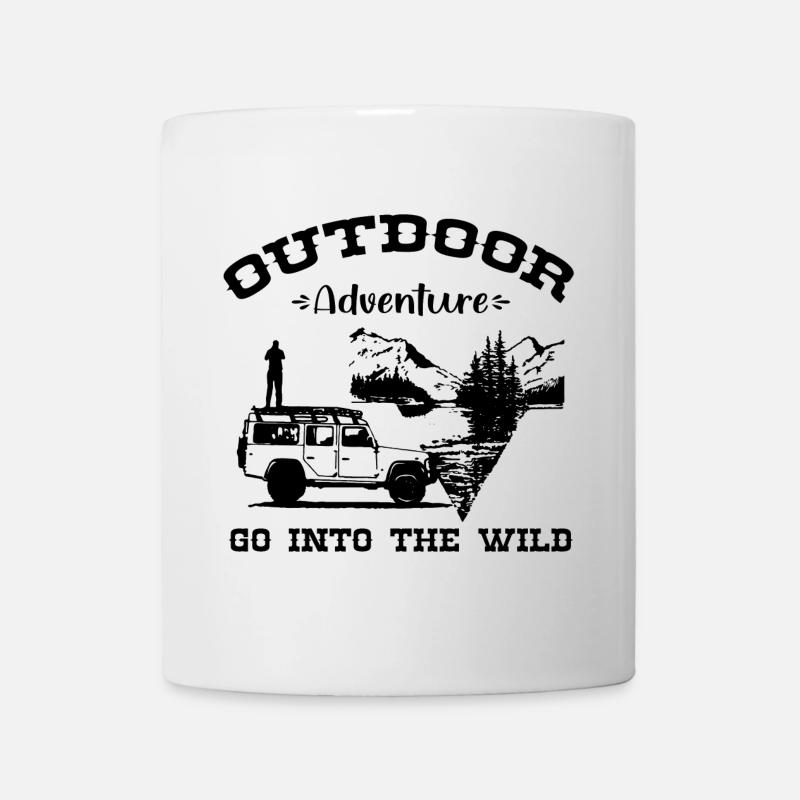 Land-Rover Defender Wildlife Adventure - Mug - white