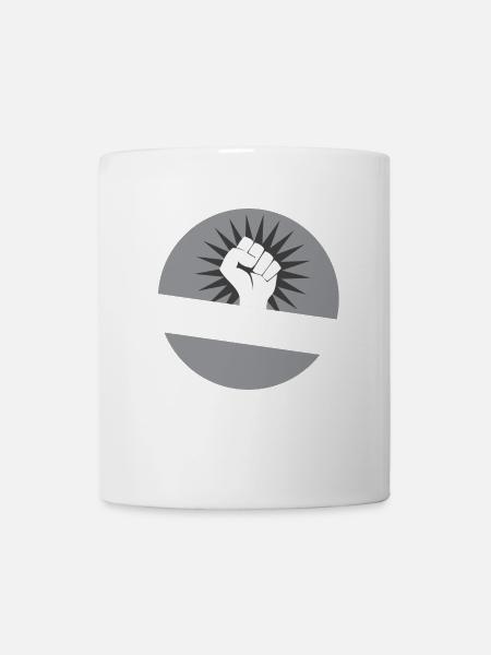 Levez le poing - Mug blanc - blanc
