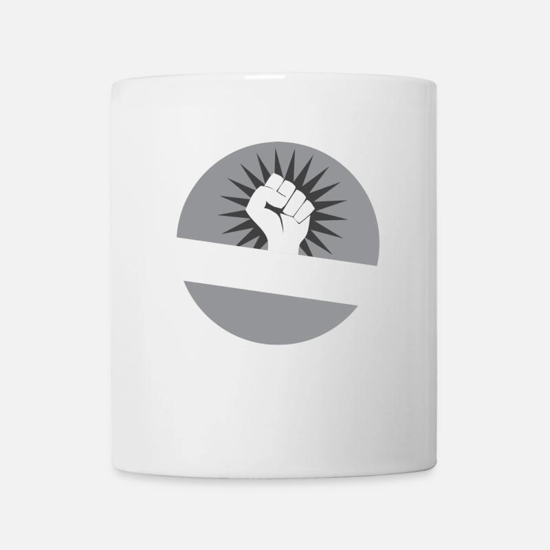 Levez le poing - Mug blanc - blanc