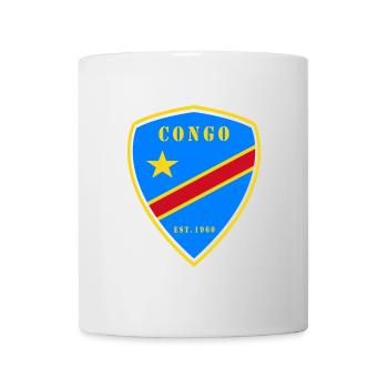 Kongo Wappen Design - Tasse - Weiß - Vorne