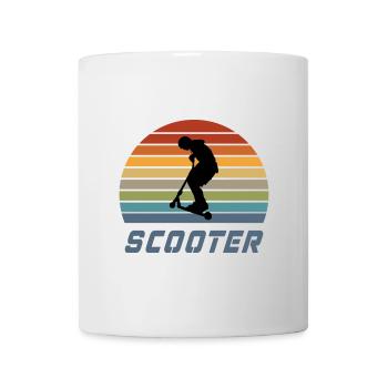 Scooter vintage design / gift idea - Mug - white - Front