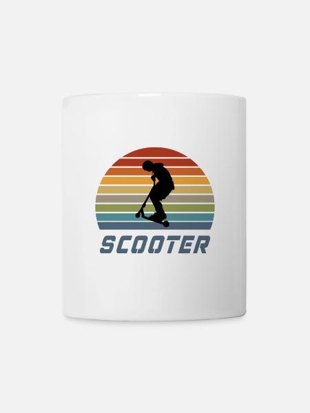 Scooter vintage design / gift idea - Mug - white