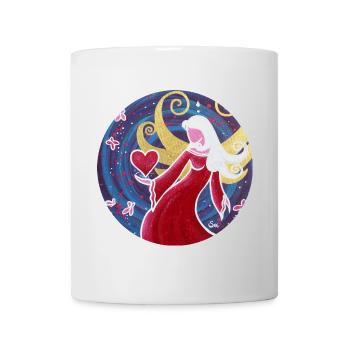 Ange de l’amour heureux Sonja Ariel de Staden - Mug blanc - blanc - Devant