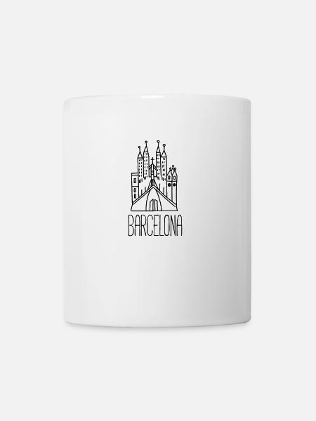 Barcelone - Mug blanc - blanc