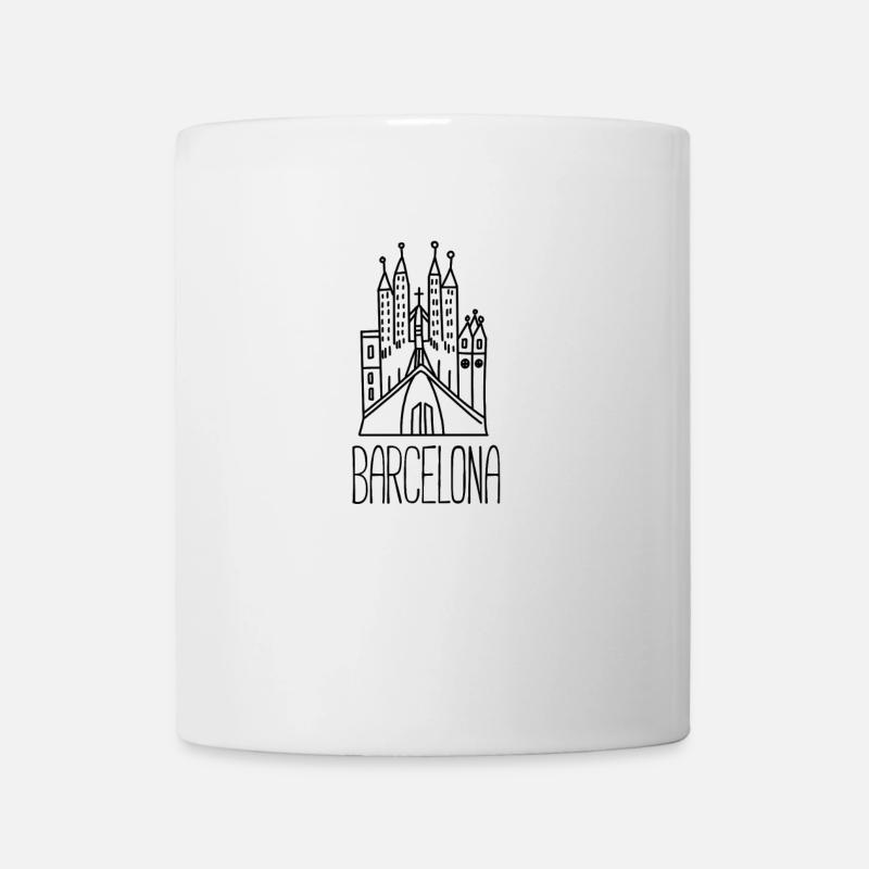 Barcelone - Mug blanc - blanc