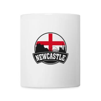 Newcastle England Skyline Travel Souvenir British - Mug - white - Front