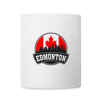 Edmonton Canada Skyline Travel Souvenir Canadian F - Mug - white - Front