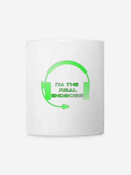 Casque de jeu Endboss Neon - Mug blanc - blanc