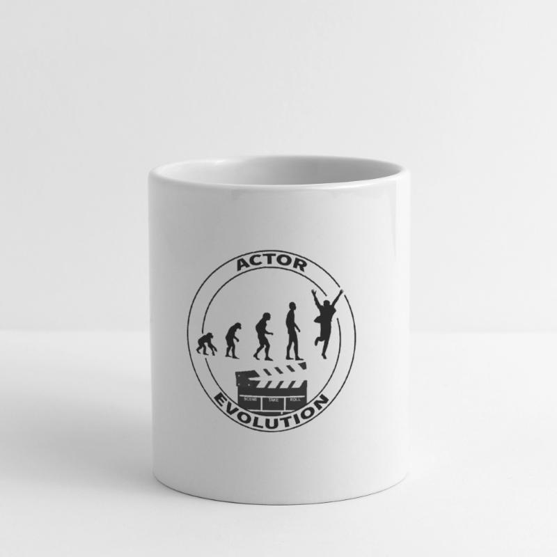 Cadeau d'interprète acteur d'évolution Mug blanc