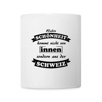 Schweiz - Tasse - Weiß - Vorne