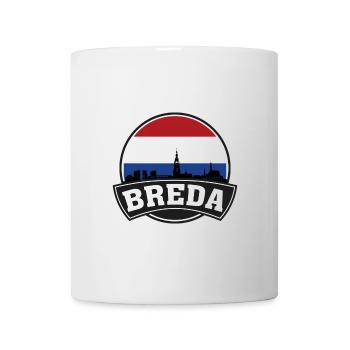 Breda Netherlands Skyline Travel Souvenir Dutch Fl - Mug - white - Front