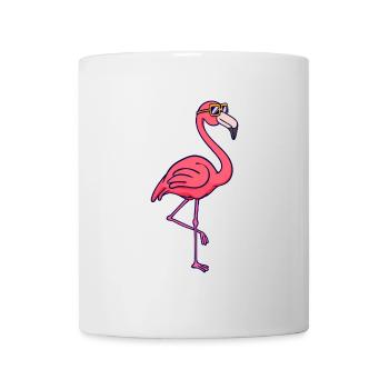Flamingo Urlaub Ferien Sommer Chillen Entspannen - Tasse - Weiß - Vorne