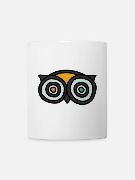 Owls eyes - Mug blanc - blanc