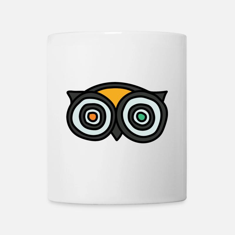 Owls eyes - Mug blanc - blanc