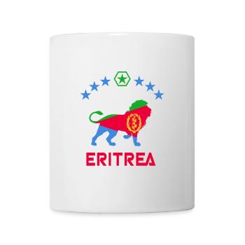 Eritrea Löwen Design - Tasse - Weiß - Vorne