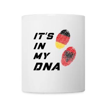 In my DNA Germany and Albania / present - Mug - white - Front