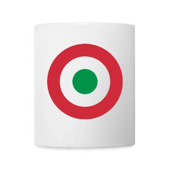 sticker air force roundel Italy Italia aeronautica - Mug - white - Front