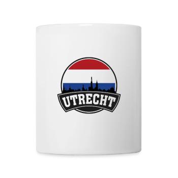 Utrecht Netherlands Skyline Travel Souvenir Dutch - Mug - white - Front