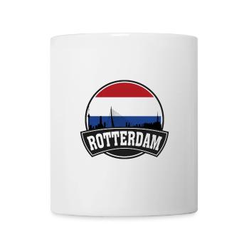 Rotterdam Pays-Bas Skyline Voyage Souvenir Dutc - Mug blanc - blanc - Devant