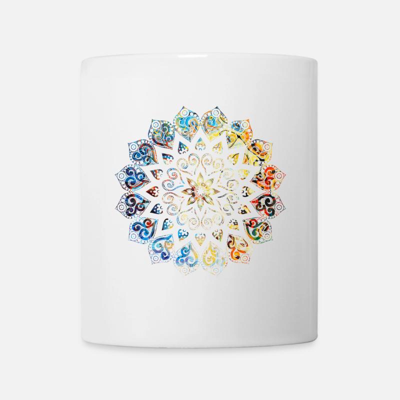Mandala - Mug blanc - blanc