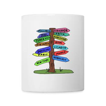 Vacances Vacances Voyage Vacances Voyage Dété Soleil Mer - Mug blanc - blanc - Devant
