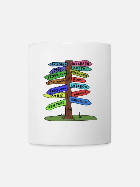 Vacances Vacances Voyage Vacances Voyage Dété Soleil Mer - Mug blanc - blanc