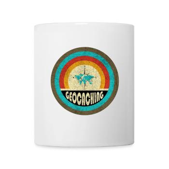 Geocaching Vintage Design - Tasse - Weiß - Vorne