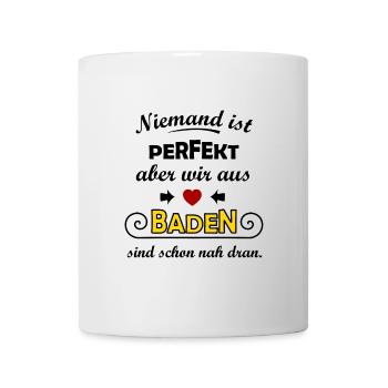 Baden - Tasse - Weiß - Vorne