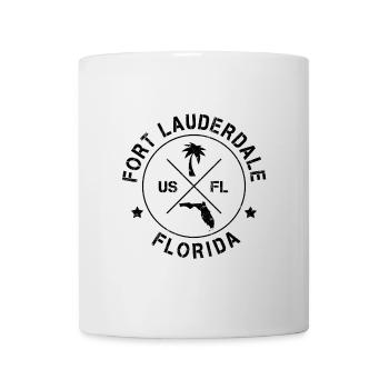 Fort Lauderdale Florida - Tasse - Weiß - Vorne
