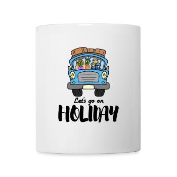 Lustig Spruch Urlaub Ferien Reisen Verreisen - Tasse - Weiß - Vorne