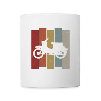 Retro Simson Schwalbe KR50 KR51 DDR Ossi Geschenk - Tasse - Weiß - Vorne