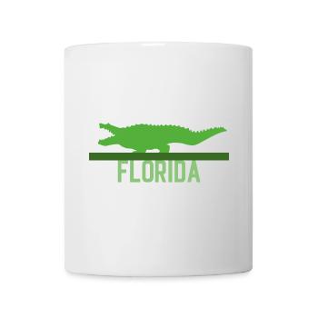 Florida State USA Reise Souvenir Stempel Abzeichen Stic - Tasse - Weiß - Vorne