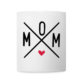 mom - Tasse - Weiß - Vorne