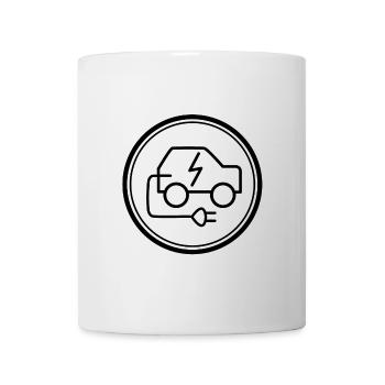 Electric car - Mug - white - Front