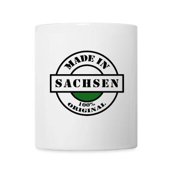 MADE IN SACHSEN Dresden Leipzig Born Gift - Mug - white - Front