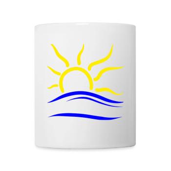 Naturismus Symbol - Tasse - Weiß - Vorne