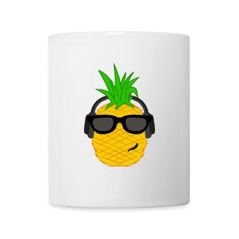 Cool ananas vacances sur les îles des Caraïbes - Mug blanc - blanc - Devant
